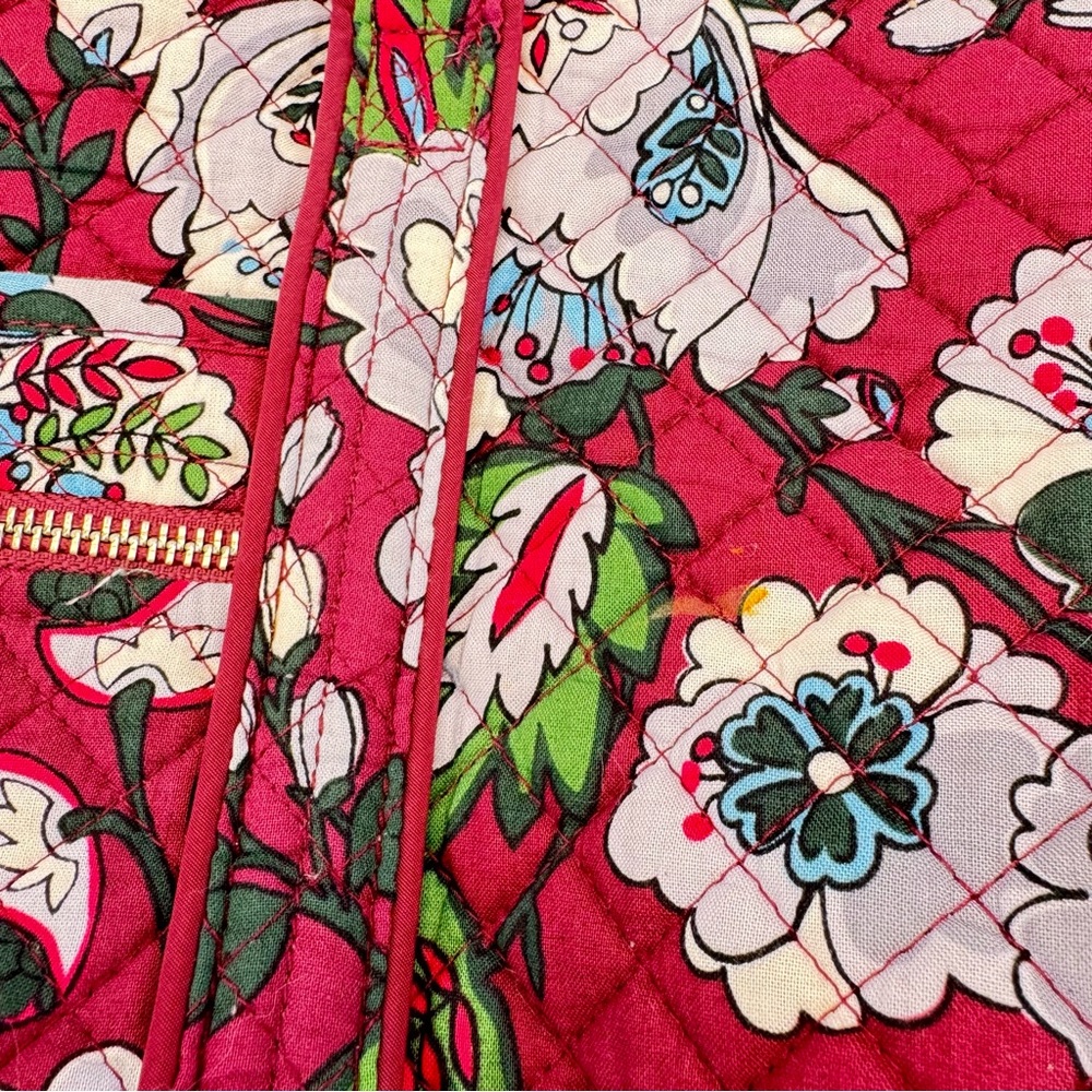 NEW Massive Lot of Vera Bradley Bordeaux Blooms Dragonfly Bags, Robe, Tumbler - Picture 15 of 16
